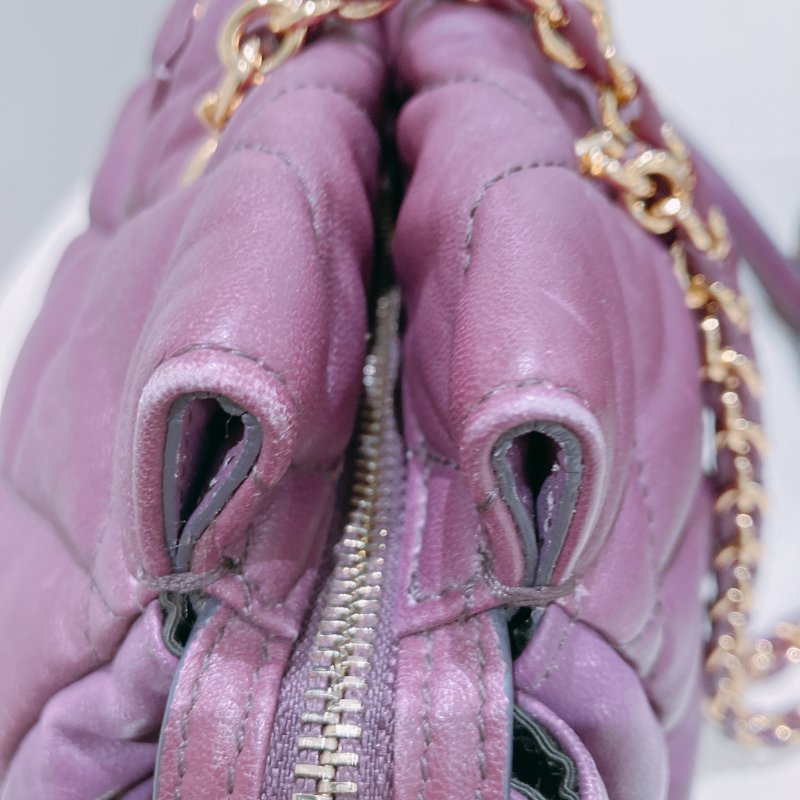 TK2055	Ferragamo 菲拉格慕經典鍊帶包包 Vara Bow Shoulder Bag Purple x GHW Lambskin-40
