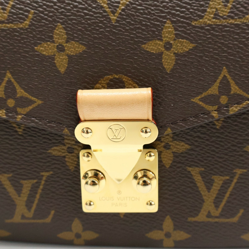 棕色 原花帆布 Pochette Metis East West 肩背包【LOUIS VUITTON LV 路易威登】 M46279-4
