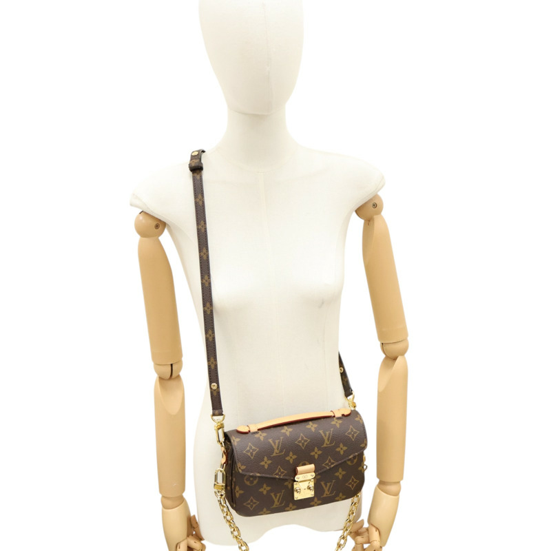 棕色 原花帆布 Pochette Metis East West 肩背包【LOUIS VUITTON LV 路易威登】 M46279-6