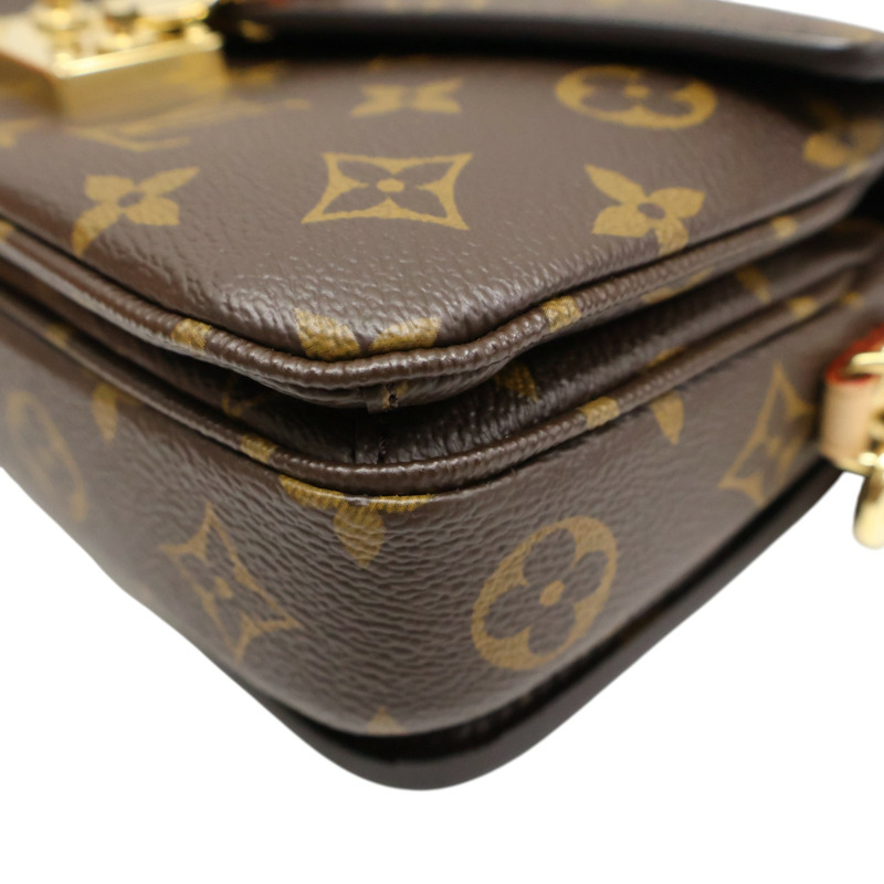 棕色 原花帆布 Pochette Metis East West 肩背包【LOUIS VUITTON LV 路易威登】 M46279-9