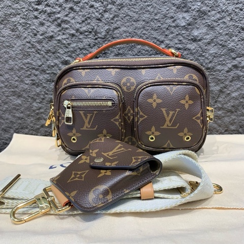 Louis Vuitton 路易威登炸藥包，老花斜挎包，芯片款