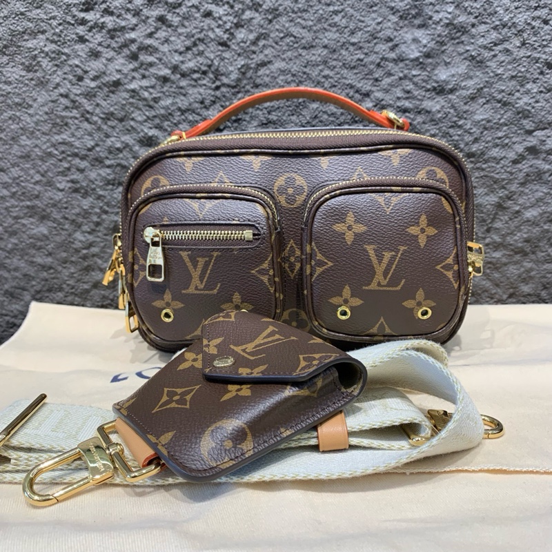Louis Vuitton 路易威登炸藥包,老花斜挎包,芯片款-0