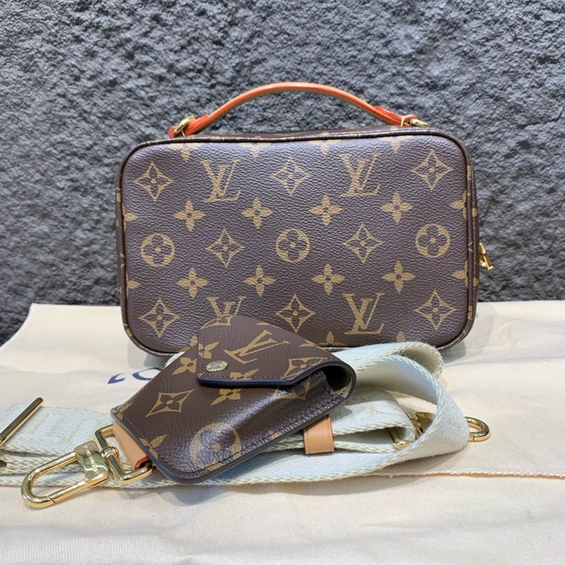 Louis Vuitton 路易威登炸藥包,老花斜挎包,芯片款-1