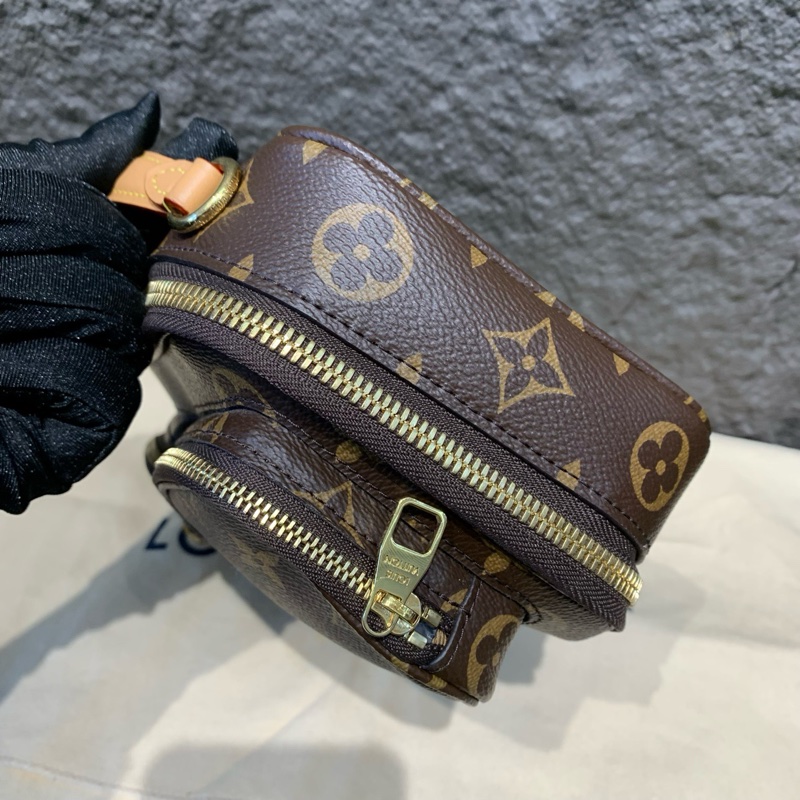 Louis Vuitton 路易威登炸藥包,老花斜挎包,芯片款-3