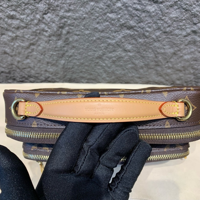 Louis Vuitton 路易威登炸藥包,老花斜挎包,芯片款-5