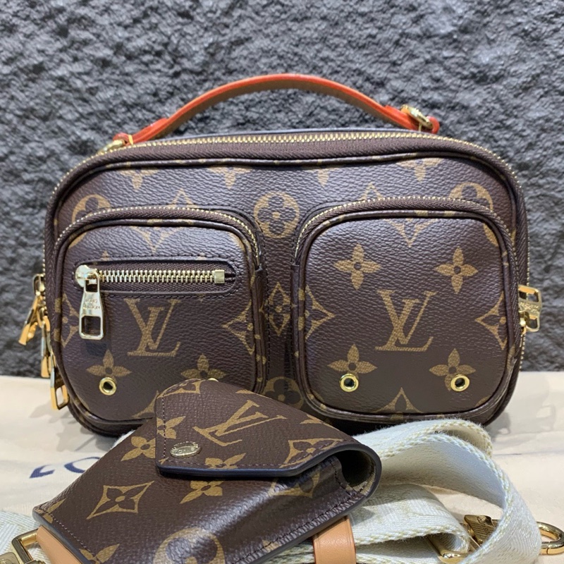Louis Vuitton 路易威登炸藥包,老花斜挎包,芯片款-6