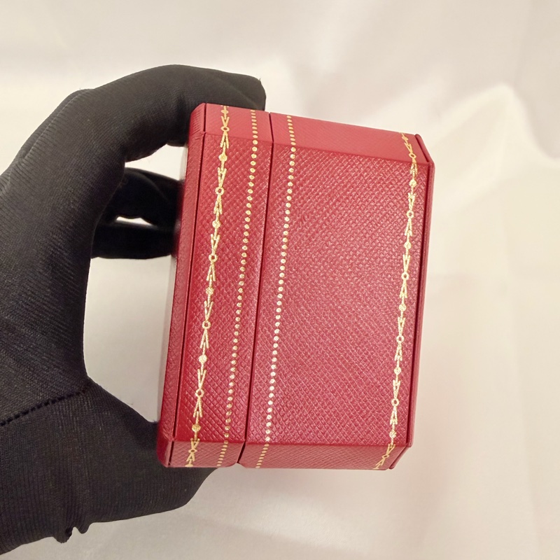 Cartier 750玫瑰金C 0.03克拉鑽石戒指45號戒圍-22