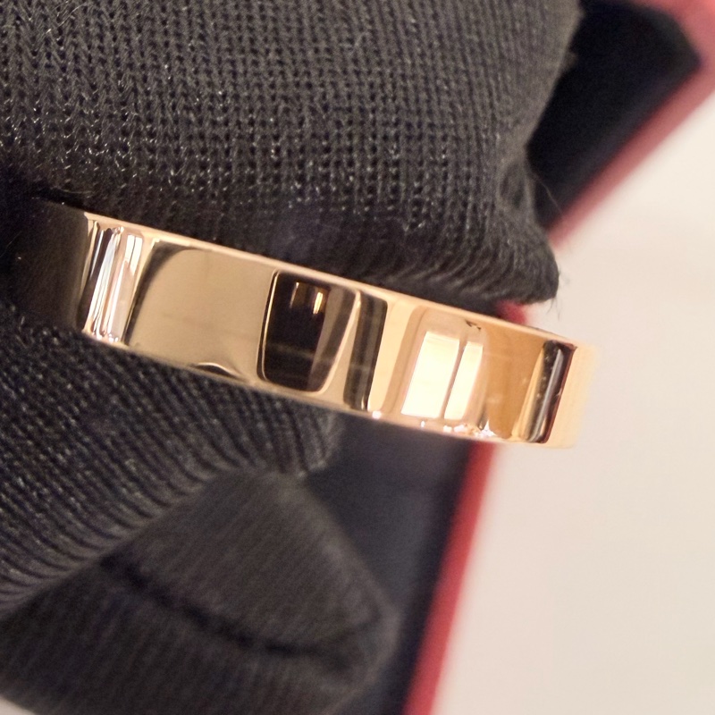 Cartier 750玫瑰金C 0.03克拉鑽石戒指45號戒圍-28