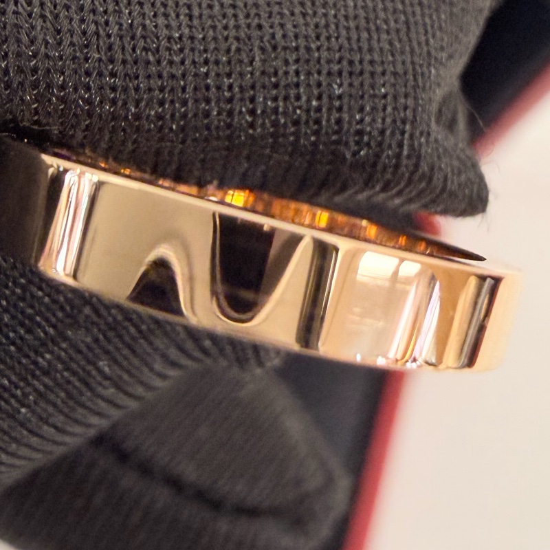 Cartier 750玫瑰金C 0.03克拉鑽石戒指45號戒圍-29