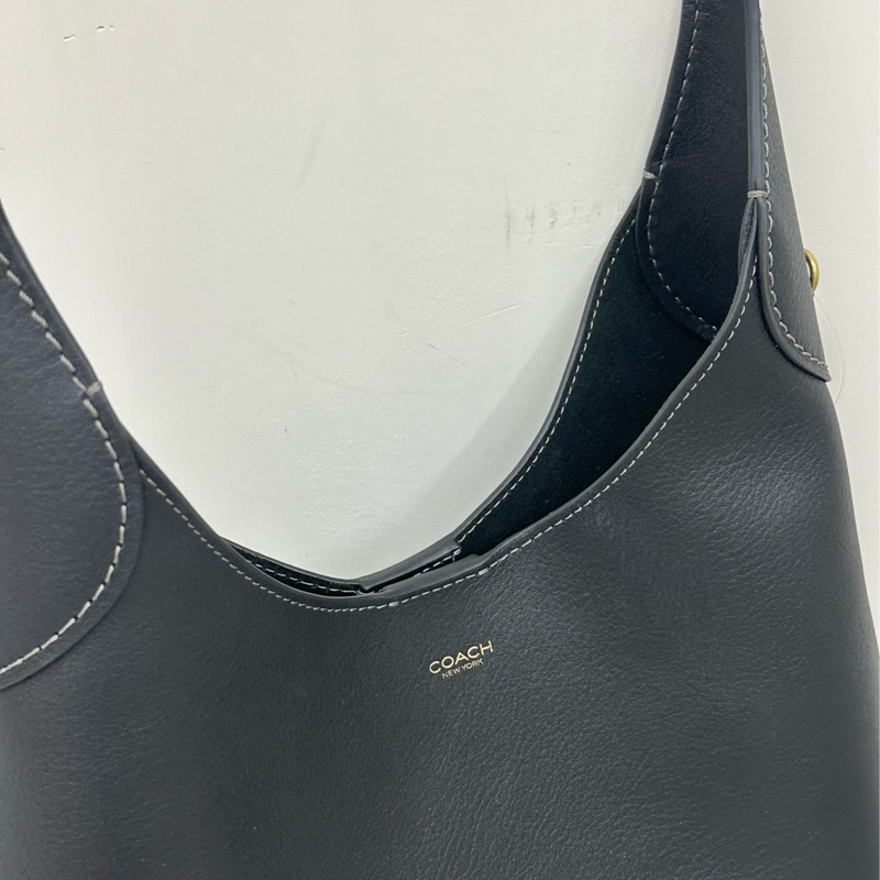 全新COACH Brooklyn 28 流浪漢包手提單肩包 小號 small 黑色black-2