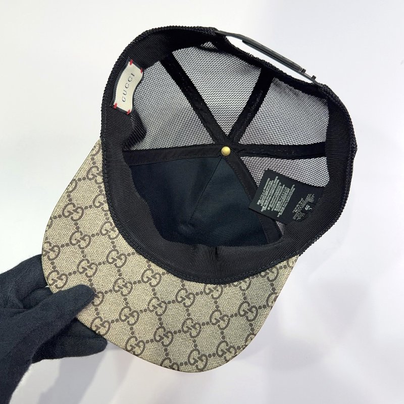 GUCCI GG Supreme貓頭鷹印花棒球帽-4
