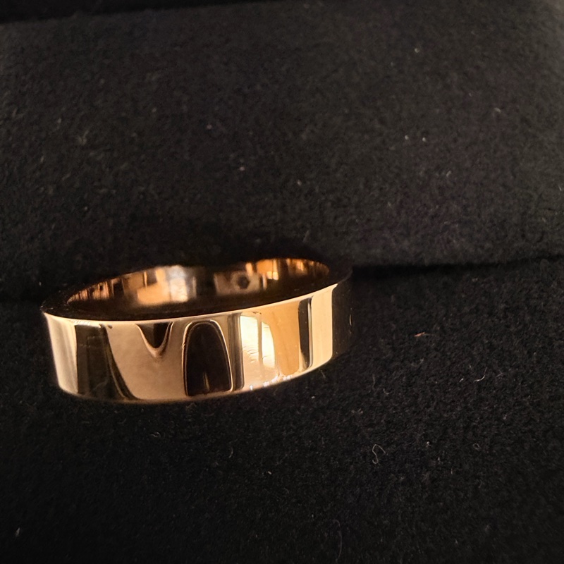 Cartier 750玫瑰金C de Cartier 戒指0.03克拉鑽石戒圍50-16