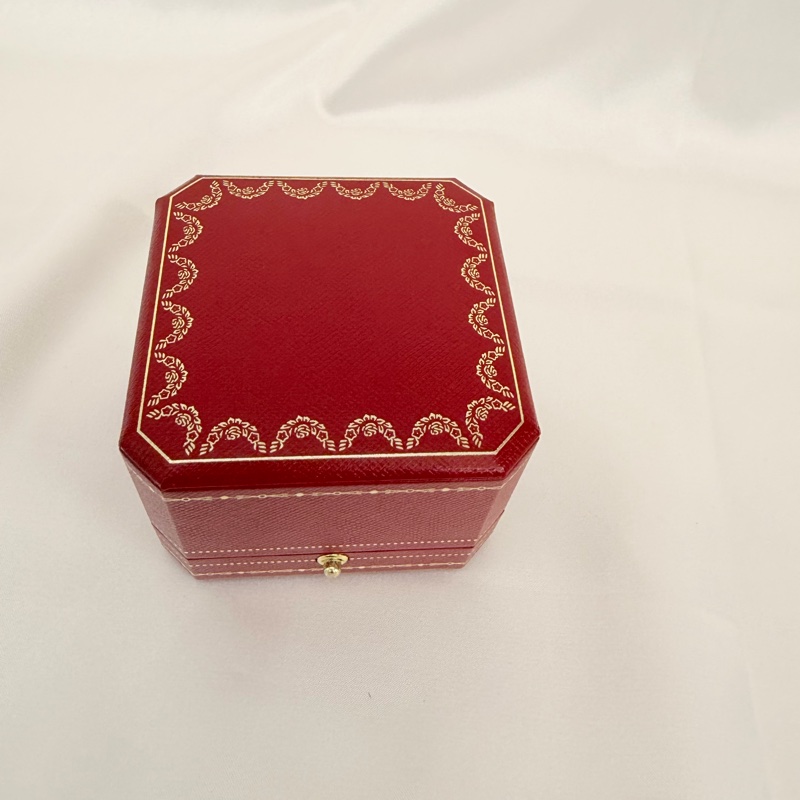 Cartier 750玫瑰金C de Cartier 戒指0.03克拉鑽石戒圍50-21