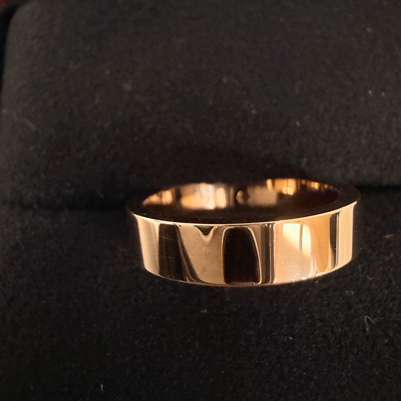 Cartier 750玫瑰金C de Cartier 戒指0.03克拉鑽石戒圍50-25
