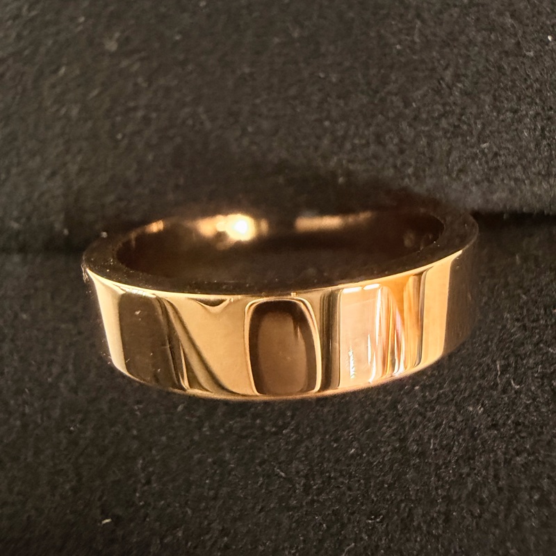 Cartier 750玫瑰金C de Cartier 戒指0.03克拉鑽石戒圍50-26