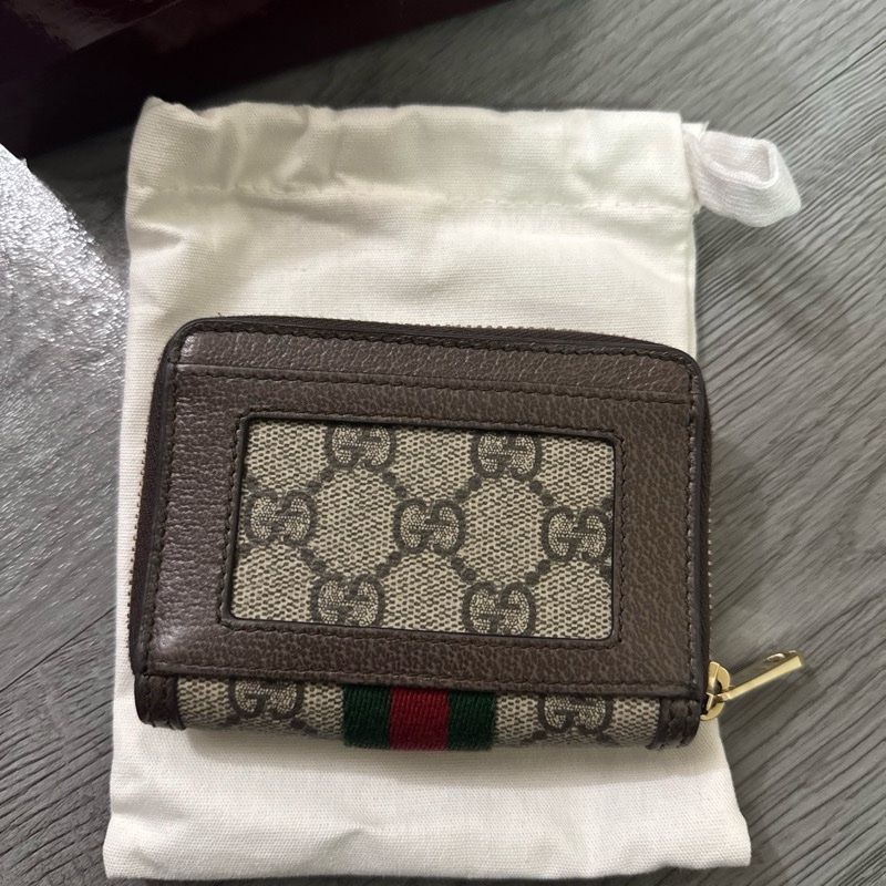 📌Gucci Ophidia系列拉鏈零錢包 付購證發票+防塵袋+盒子-7