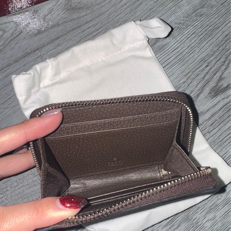 📌Gucci Ophidia系列拉鏈零錢包 付購證發票+防塵袋+盒子-10