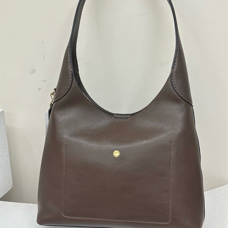 全新COACH Brooklyn 28 Hobo包手提單肩包 小號 small 楓木棕-3