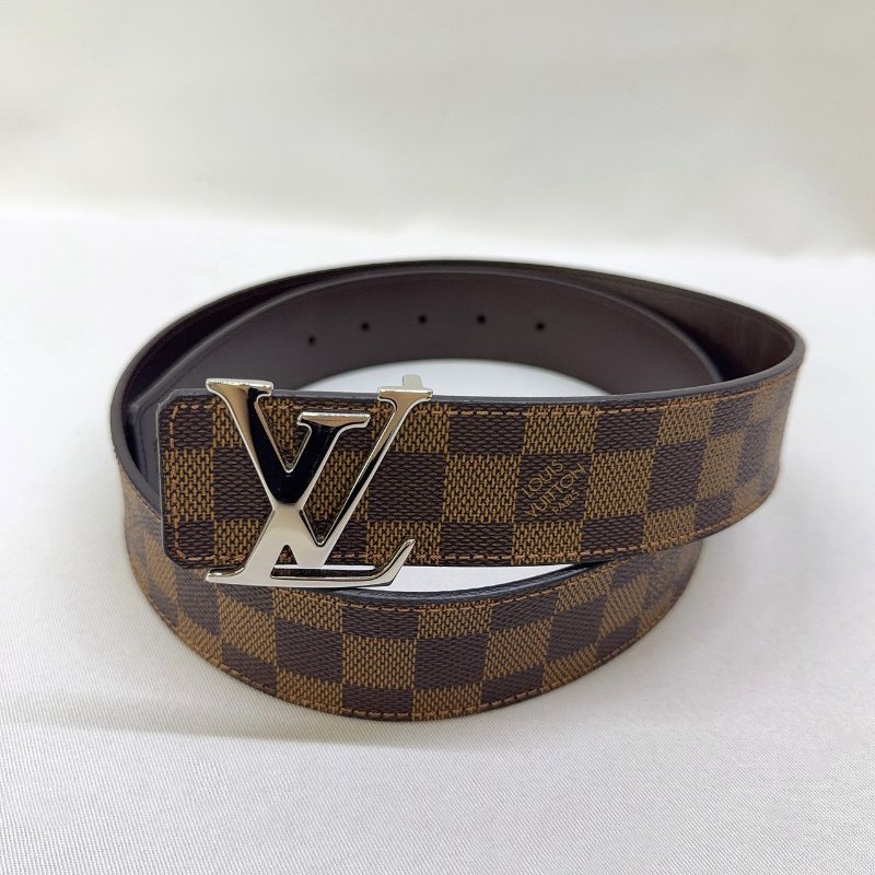 LV Initiales棋盤格雙面皮帶-1