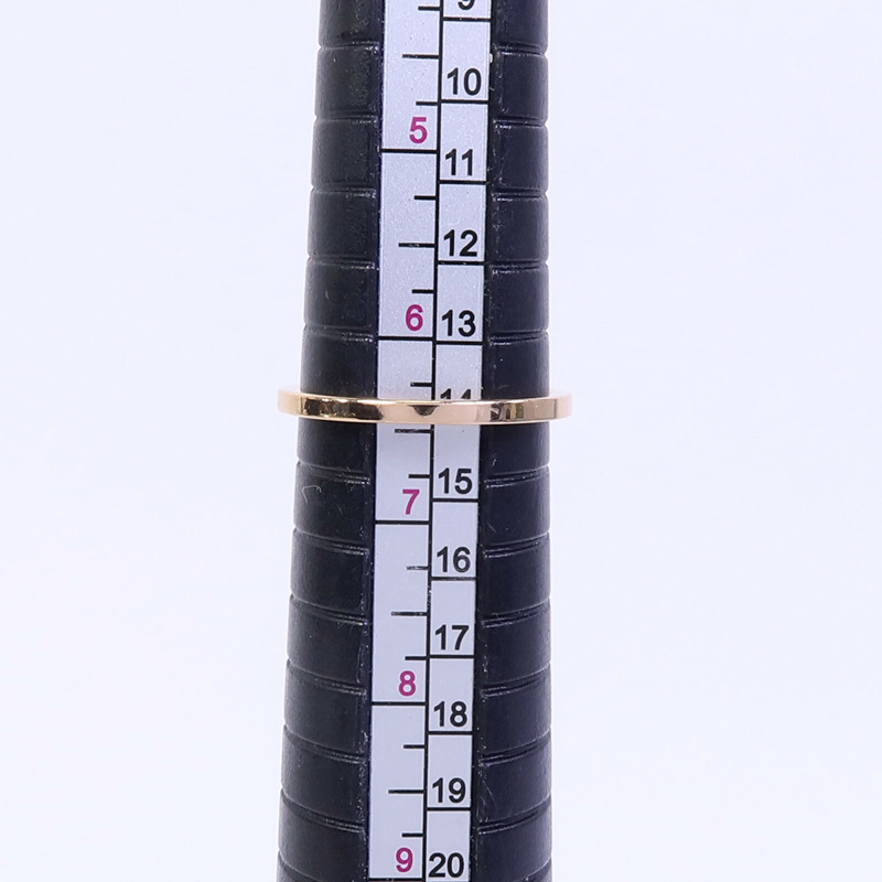 HERMES 18K玫瑰金Chaine D'ancre戒指-6