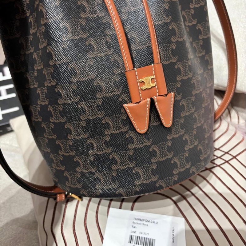 Celine CLARA BAG IN TRIOMPHE bucket-2