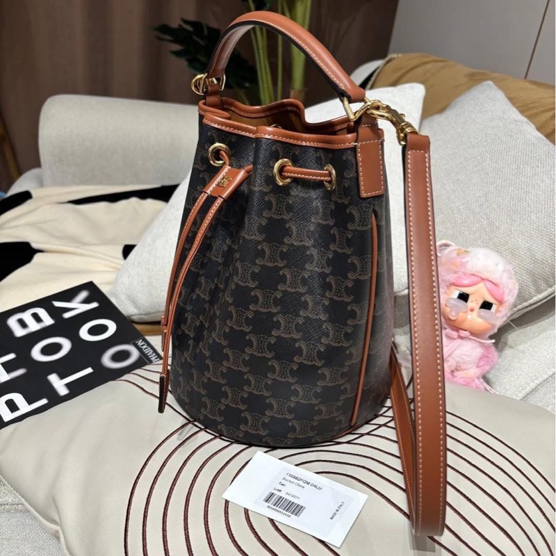 Celine CLARA BAG IN TRIOMPHE bucket-3