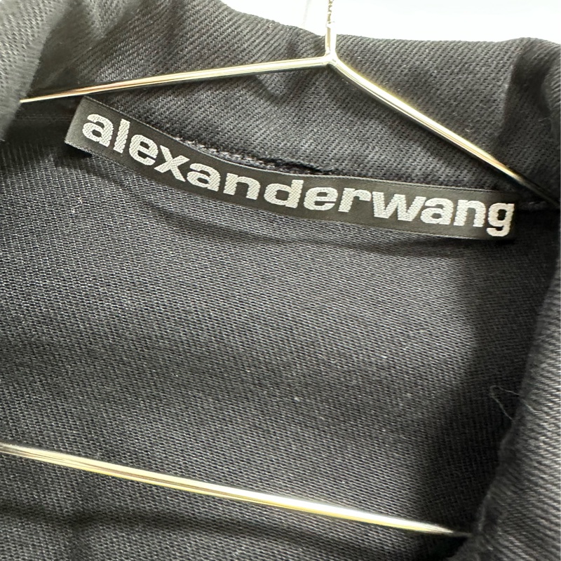 Alexander Wang黑色牛仔外套,XXS碼 100%純棉材質,舒適透氣-3