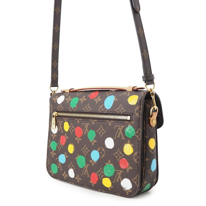 路易威登 Monogram Painted Dot LV × YK Pochette Metis MM M46384 兩用手袋,草間彌生聯名款 LOUIS VUITTON-1