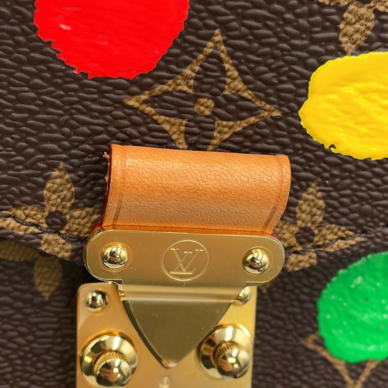 路易威登 Monogram Painted Dot LV × YK Pochette Metis MM M46384 兩用手袋,草間彌生聯名款 LOUIS VUITTON-9
