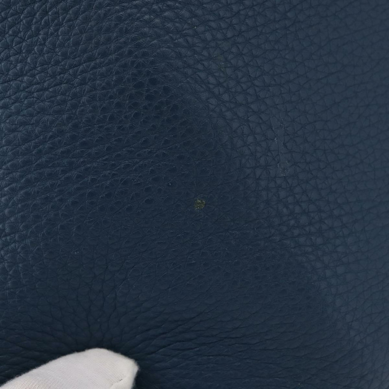 【日本直送】FENDI Celeria Anna 單肩包 皮革 兩用 海軍藍 銀色 正品 179700A-2