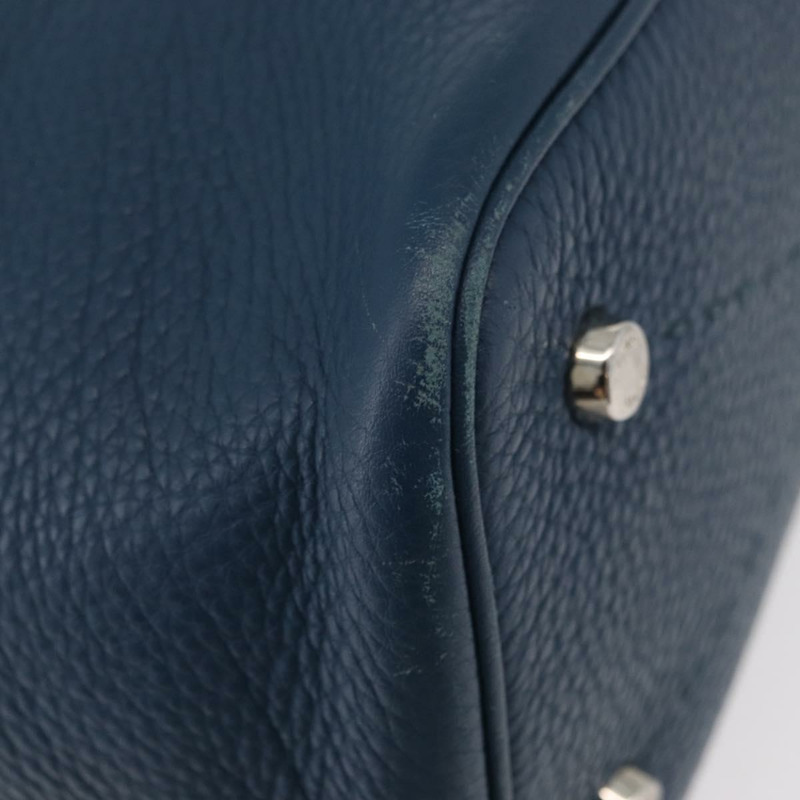 【日本直送】FENDI Celeria Anna 單肩包 皮革 兩用 海軍藍 銀色 正品 179700A-16