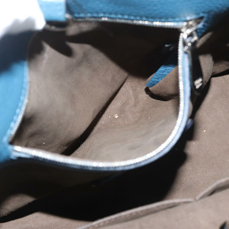 【日本直送】FENDI Celeria Anna 單肩包 皮革 兩用 海軍藍 銀色 正品 179700A-23