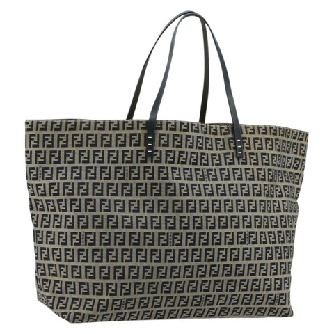 FENDI Zucchino 帆布手提包 海軍藍 正品 179732V