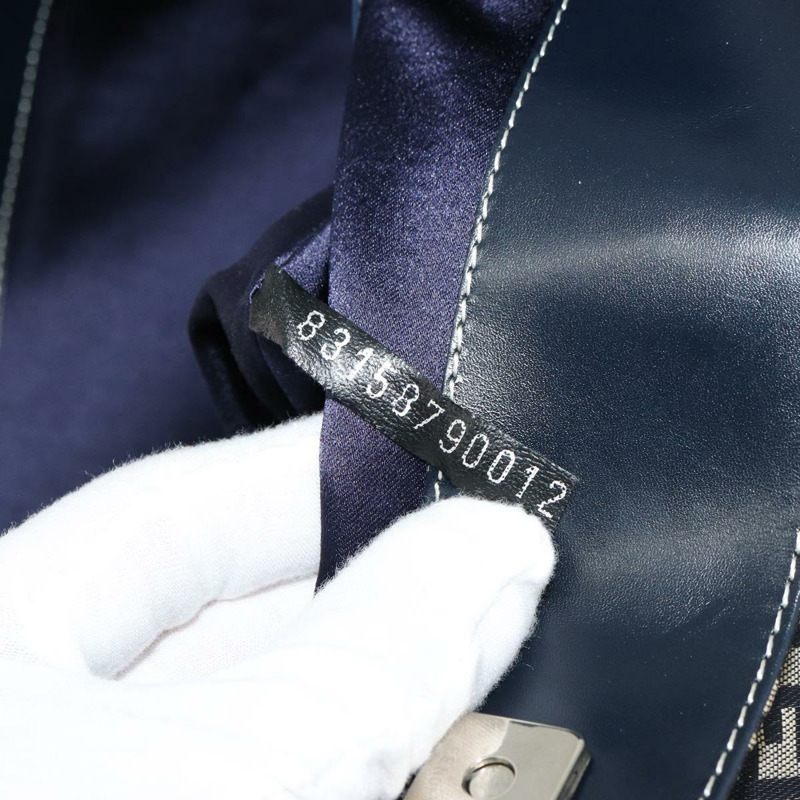 【日本直送】FENDI Zucchino 帆布手提包 海軍藍 正品 179732V-11