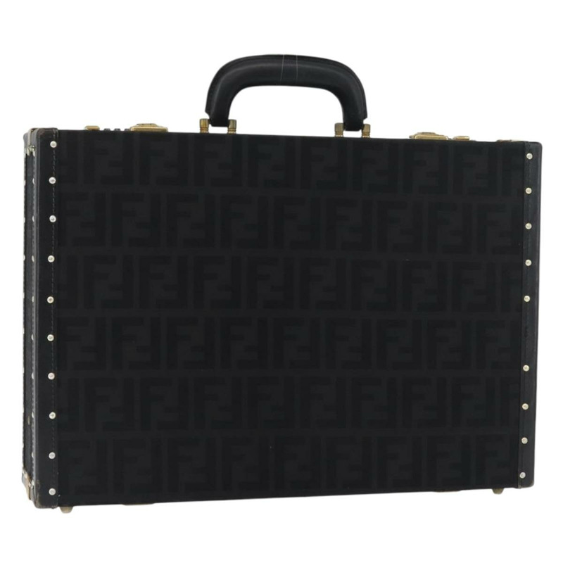 【日本直送】FENDI Zucca 帆布旅行箱黑色正品 179960A-0