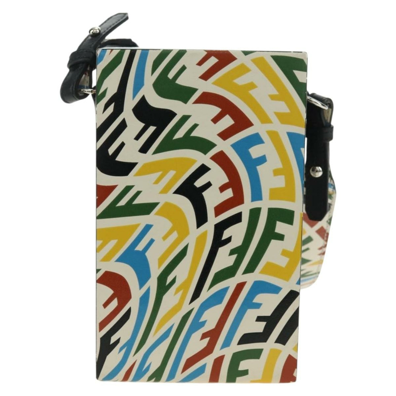 【日本直送】FENDI Zucca帆布Vertigo單肩包 PVC多色銀色 正品 180356M-1