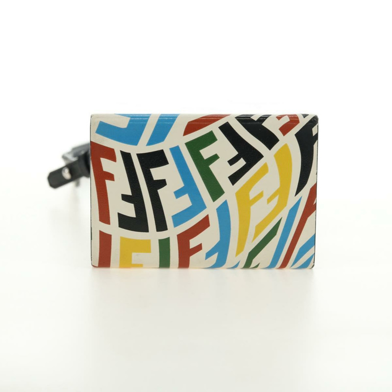 【日本直送】FENDI Zucca帆布Vertigo單肩包 PVC多色銀色 正品 180356M-22