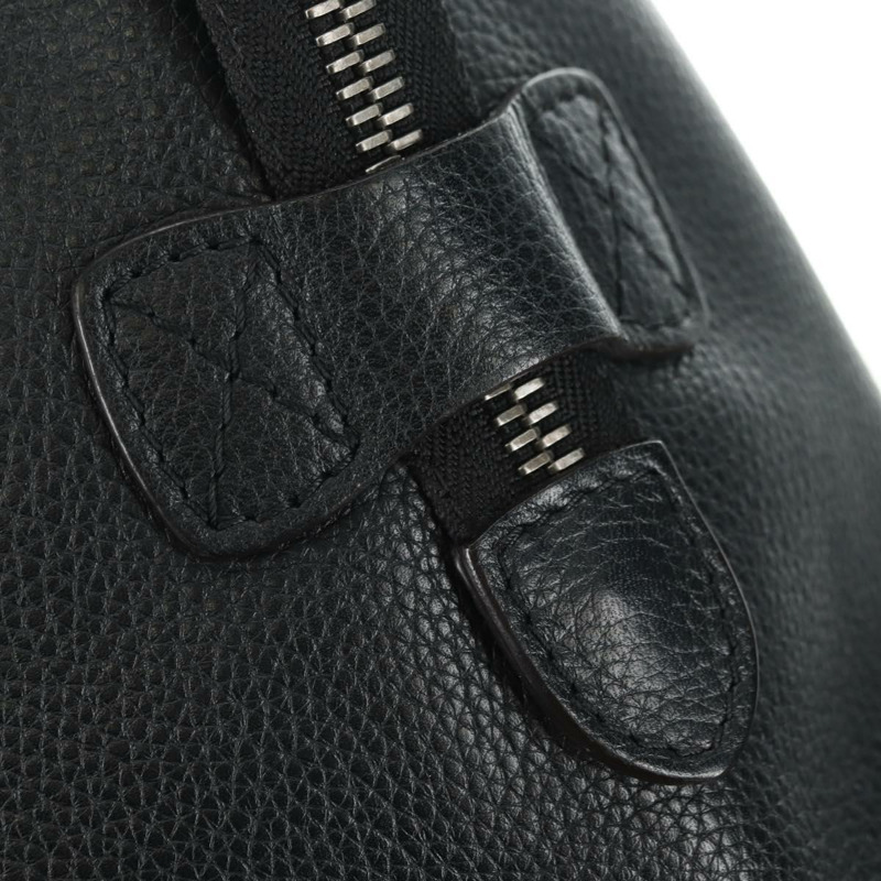 【日本直送】CELINE Luggage 迷你手提包,黑色銀色真皮,正品,貨號 180490SAM-16