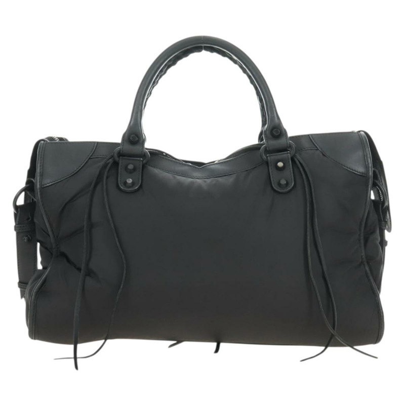 【日本直送】BALENCIAGA 城市手提包 尼龍 2way 黑色 115748 正品 180488SAM-1