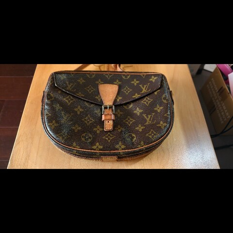 【絕版古董包】LV Monogram Jeune Fille MM 原花斜背馬鞍包 / 郵差包(經典實用中號)