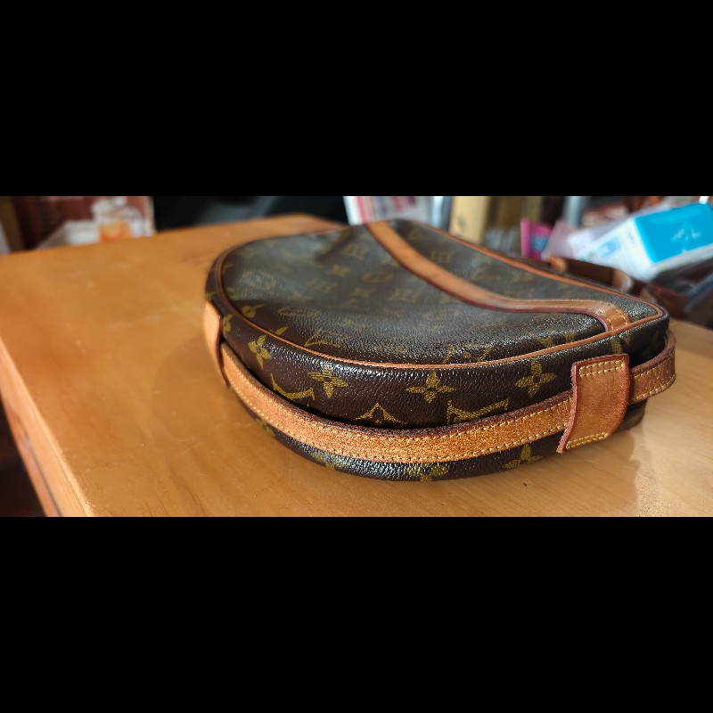 【絕版古董包】LV Monogram Jeune Fille MM 原花斜背馬鞍包 / 郵差包(經典實用中號)-16