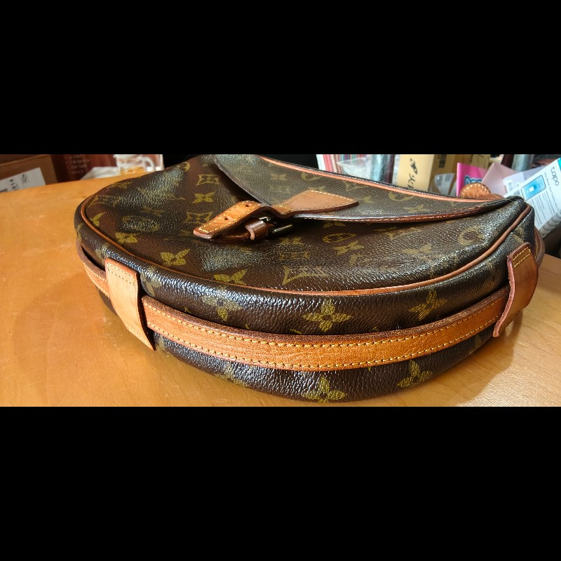 【絕版古董包】LV Monogram Jeune Fille MM 原花斜背馬鞍包 / 郵差包(經典實用中號)-17