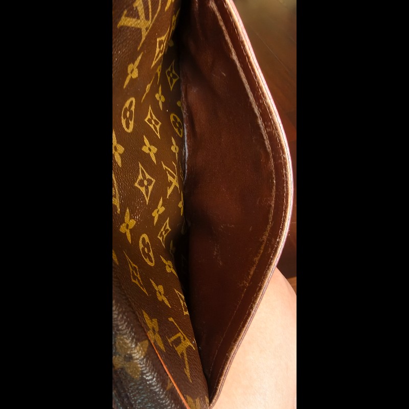 【絕版古董包】LV Monogram Jeune Fille MM 原花斜背馬鞍包 / 郵差包(經典實用中號)-21
