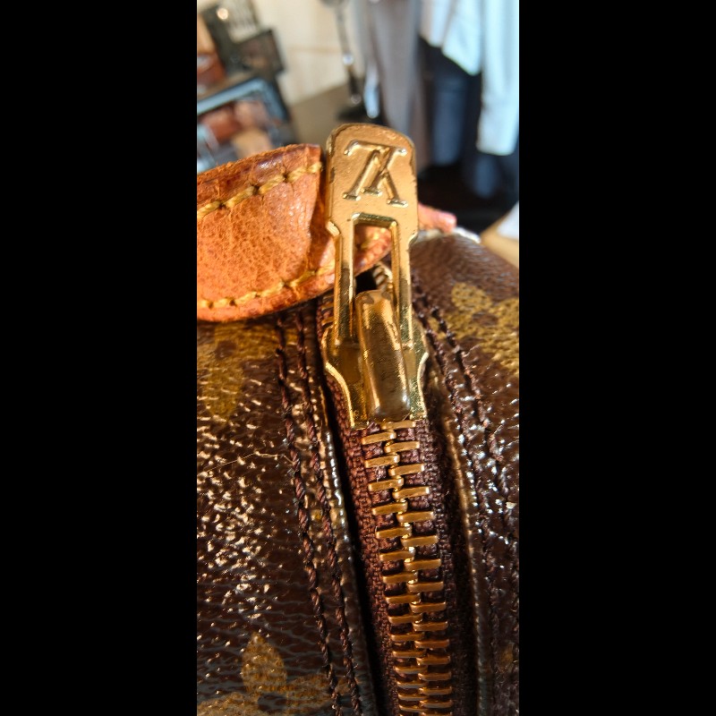 【絕版古董包】LV Monogram Jeune Fille MM 原花斜背馬鞍包 / 郵差包(經典實用中號)-30