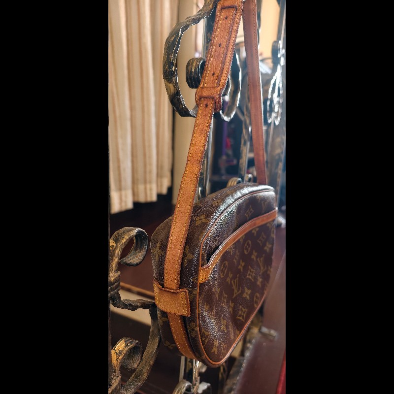 【絕版古董包】LV Monogram Jeune Fille MM 原花斜背馬鞍包 / 郵差包(經典實用中號)-35