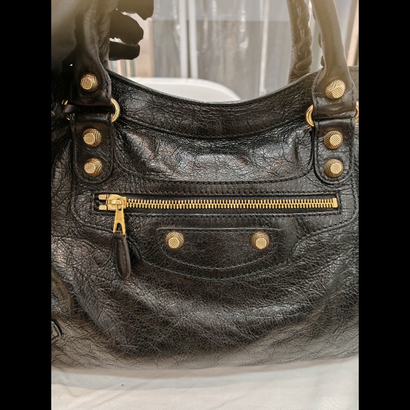 Balenciaga Classic city Medium黑金-13