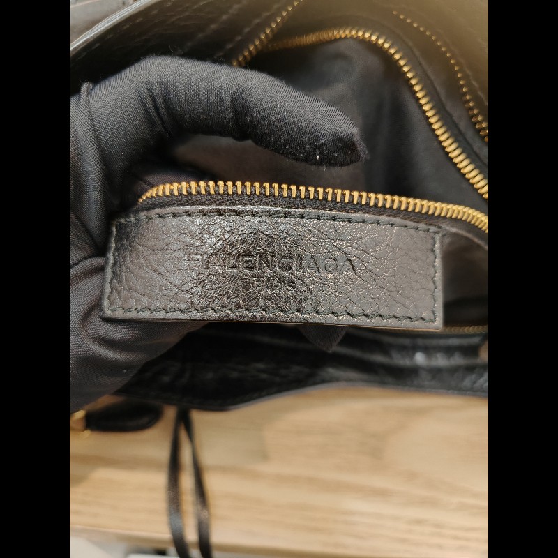 Balenciaga Classic city Medium黑金-17