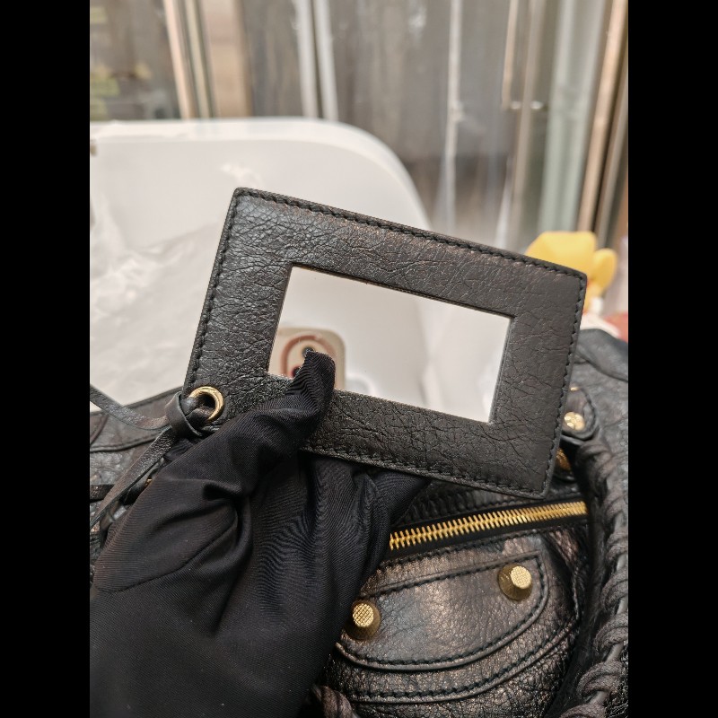 Balenciaga Classic city Medium黑金-18
