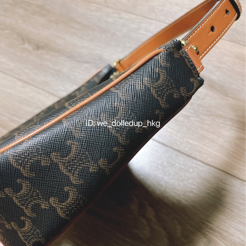 CELINE 凱旋門logo sling bag-3