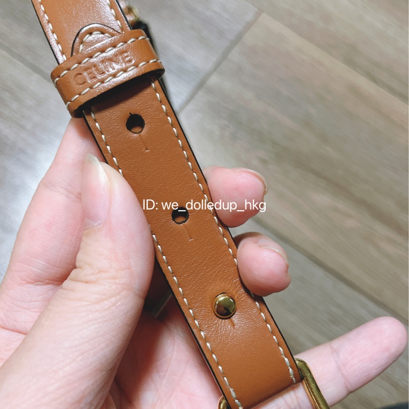 CELINE 凱旋門logo sling bag-5